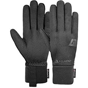 Reusch Sport handschoenen Power Stretch Touch-TEC sneldrogend voor hardlopen, fietsen, wandelen, touchscreen – zwart – 7,5, zwart, zwart.