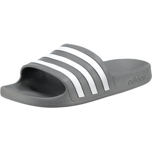 Adidas Adilette Aqua uniseks-volwassene Slippers, grey three/ftwr white/grey three, 44 2/3 EU