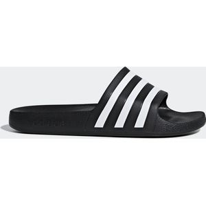 Heren adidas Adilette Aqua Slide Sandalen in Zwart-Wit