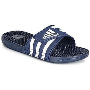 Adidas Adissage Slippers - Zwart - Synthetisch - Verstelbare Bovenlaag