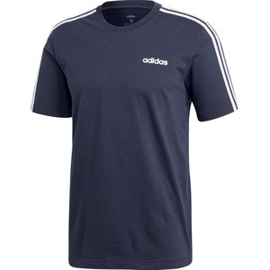 adidas - Essentials 3-Stripes - Heren Sportshirt - Blauw