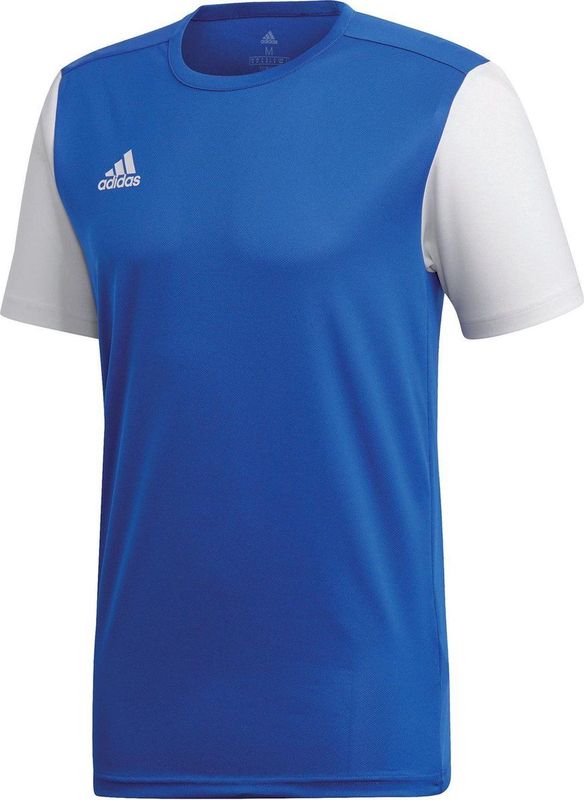 adidas Estro Sportshirt - Mannen - blauw wit