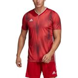 Adidas - Tiro 19 Power - T-shirt - Rood/Wit - Korte Mouwen