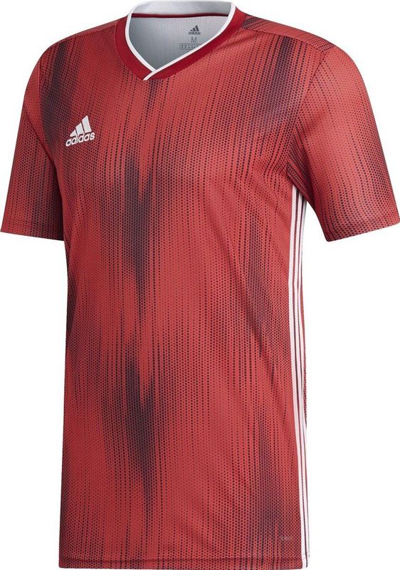 Adidas - Tiro 19 Power - T-shirt - Rood/Wit - Korte Mouwen