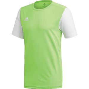 adidas Estro Sportshirt - Mannen - lime groen wit