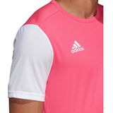 adidas Estro Sportshirt - Mannen - roze wit