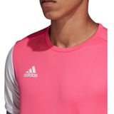 adidas Estro Sportshirt - Mannen - roze wit