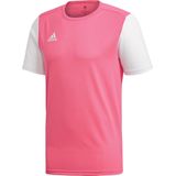 adidas Estro Sportshirt - Mannen - roze wit