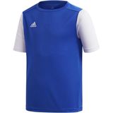 adidas - Estro Jersey Youth - Blauw Voetbalshirt - 116 - Blauw