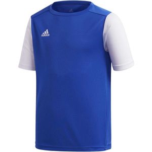 adidas - Estro Jersey Youth - Blauw Voetbalshirt - 116 - Blauw