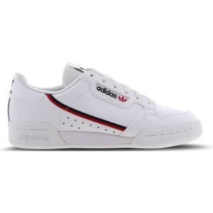 adidas Continental 80 J uniseks-kind Gymnastiekschoenen Sneaker,Wit (Ftwr White Scarlet Collegiate Navy),36 EU