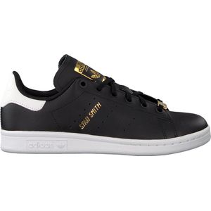 Adidas Stan Smith J Lage sneakers - Leren Sneaker - Meisjes - Zwart - Maat 36