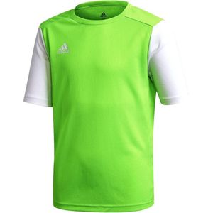adidas - Estro Jersey JR - Groen Voetbalshirt - 128 - Groen