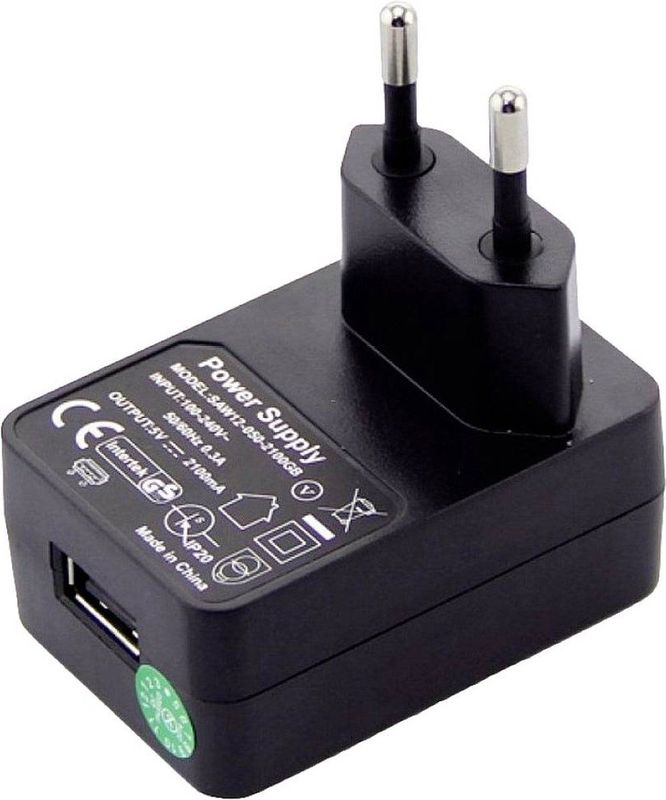 Zebra - PWR-WUA5V12W0EU - Laadstationnetvoeding - Zwart - 100-240 V AC, 5 V, 2,5 A