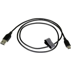 Zebra - USB C Naar USB A - USB Kabel - Zwart - 1 Meter