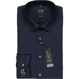 OLYMP Level 5 Overhemd - Nacht Blauw - Strijkvriendelijk - 97% Katoen