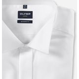 OLYMP - Luxor - Smoking Overhemd - Wit - 100% Strijkvrij Katoen