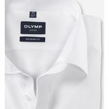 OLYMP - Luxor - Overhemd - Wit - 100% Katoen - Strijkvrij