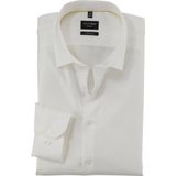 OLYMP No. Six Overhemd - Off White - Twill - Slank Pasvorm