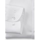 OLYMP - Wit - Overhemd - 97% Katoen, 3% XLA - Kent Kraag, Lange Mouwen