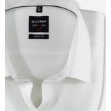 OLYMP - Level 5 Body Fit Overhemd - Off White - Twill - Strijkvriendelijk