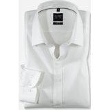 OLYMP - Level 5 Body Fit Overhemd - Off White - Twill - Strijkvriendelijk
