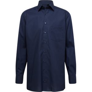 OLYMP - Luxor - Overhemd - Donkerblauw - 100% Katoen - Strijkvrij