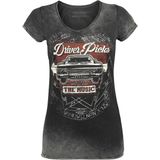 Supernatural - Driver Picks The Music - T-shirt - Grijs