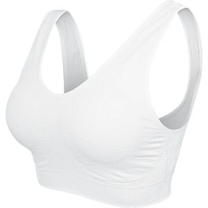 Urban Classics - Padded Sports Bra - Wit - Dames BH