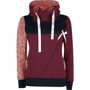 The Nightmare Before Christmas Sally Trui met capuchon zwart-rood-roze S