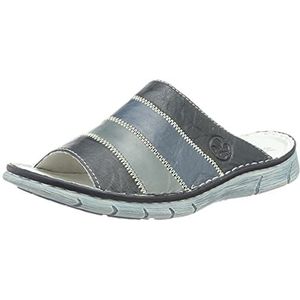 Rieker V0866 damessandalen, Blauw combi., 39 EU