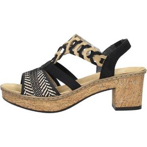 Rieker Sandalette, Sommerschuh, Sandale, Plateauabsatz, in elegantem Look