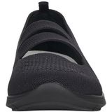 Ballerina - Zwart - Synthetisch - Slip-on Sneaker Sportief Ontwerp