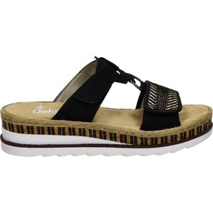 Rieker  -  slippers  dames Zwart