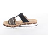 Merk - Muiltjes - Imitatieleer - Gevoerd - Klittenbandsluiting - Logoprint