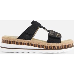 Merk - Muiltjes - Imitatieleer - Gevoerd - Klittenbandsluiting - Logoprint