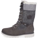 Veterlaarzen - Grijs-gecombineerd - Waterafstotend - Blokhak