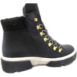 Rieker - X8633-01 - Enkellaarsjes - Zwart - Polyestervezel