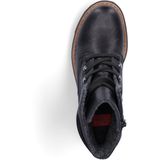 Rieker - 72621 - Enkellaarzen - Zwart - Synthetisch - Blokhak
