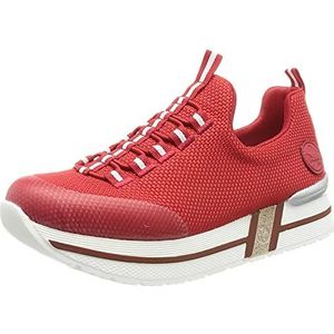 Rieker Dames N3674 Sneakers, rood, 36 EU