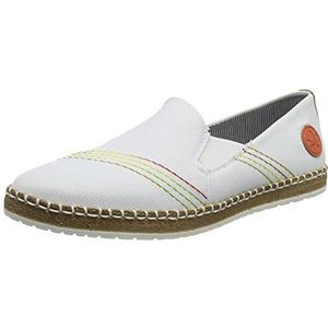 Rieker M2251 slippers voor dames, Wit 80, 40 EU