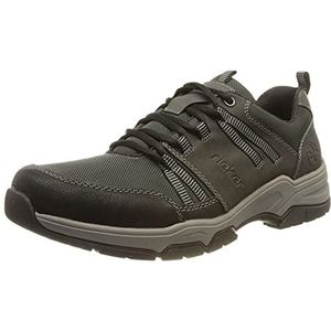 Rieker B4311 Sneakers voor heren, Schwarz 00, 43 EU