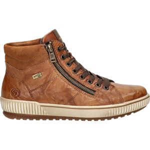 Remonte, Cognac Leren Hoge Sneaker Bruin, Dames, Maat:42 EU