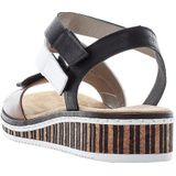 Rieker Riemchensandale, Sommerschuh, Sandalette, Keilabsatz, im modernen Look
