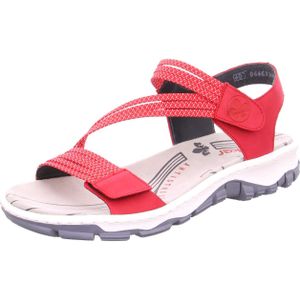 Rieker Riemchensandale, Sommerschuh, Sandalette, Klettschuh, im Sportslook