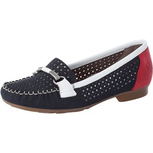 Rieker Mokassin Slipper, Sommerschuh mit toller Schmuckspange