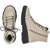 Rieker - Casual Booties - Beige - Synthetisch Leer - Lichtgewicht