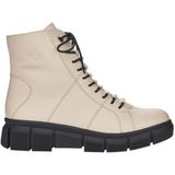 Rieker - Casual Booties - Beige - Synthetisch Leer - Lichtgewicht