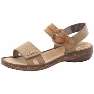 Rieker sandalen Vrouwen 628Z3, grootte:40, kleur:Beige
