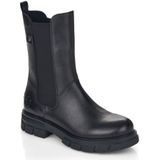 Rieker - Enkellaarsjes - Zwart - Leer - Binnenzijde Rits